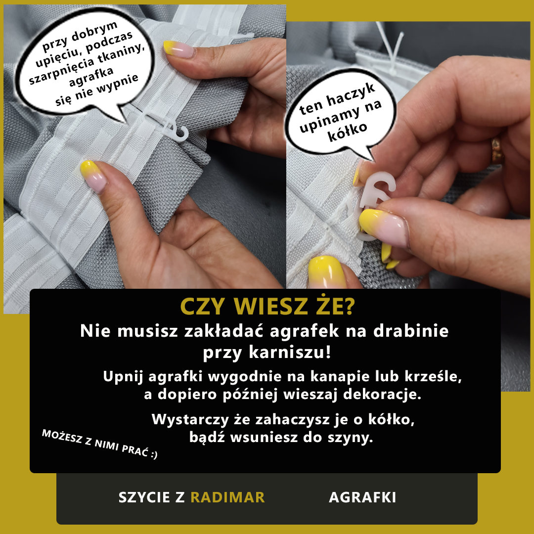 agrawki radimar szycie z radimar